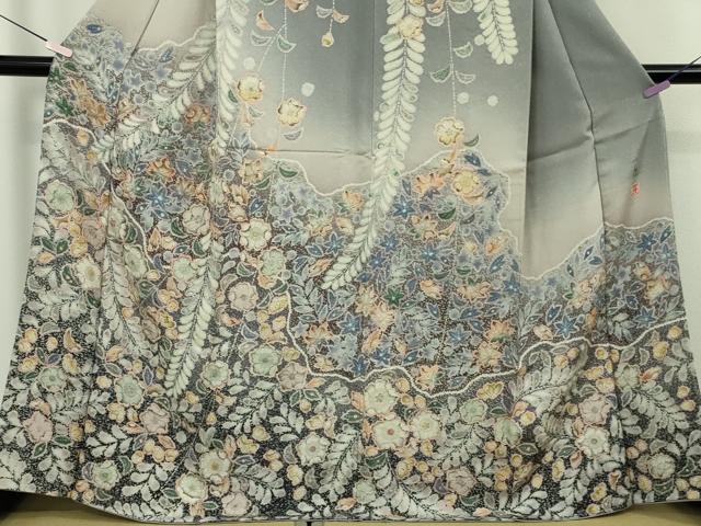 平和屋本店●極上 吉乃一廉 幻の辻が花 訪問着 暈し染め 金通し地 逸品 未使用 DZAB8495kh6