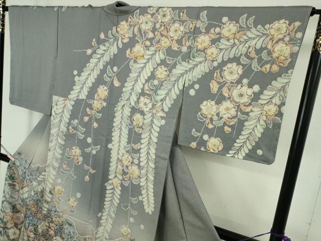 平和屋本店●極上 吉乃一廉 幻の辻が花 訪問着 暈し染め 金通し地 逸品 未使用 DZAB8495kh6