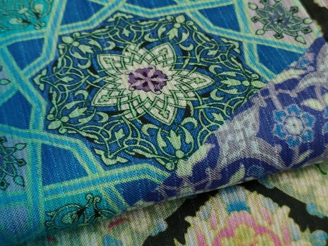 平和屋本店●極上 訪問着 切嵌名物裂 ペイズリー 暈し染め まるやま扱い 逸品 DZAB8520kh6
