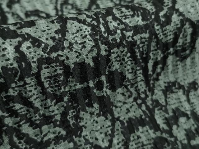 平和屋本店●極上 キモノデザイナー 斉藤上太郎 小紋 草花文 暈し染め 逸品 DZAB8531kh6