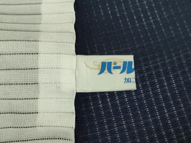 平和屋本店*極上 夏物 中国三大刺繍 スワトウ刺繍 汕頭刺繍 手刺繍 訪問着 紗 海老 立波葉文 鉄紺色地 暈し染め 銀糸 逸品 DZAB8544kh6