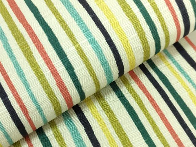 平和屋着物●極上 両面 半幅帯 WAKKA ワッカ 松竹梅 縞 逸品 未使用 DZAB8604kh6