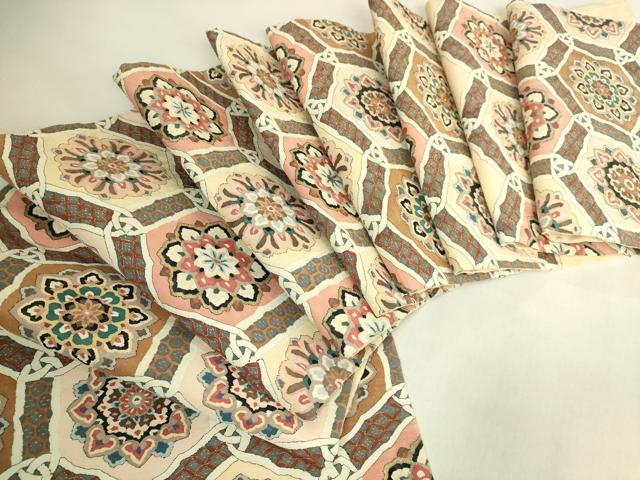 平和屋本店●最高級 明綴れ 袋帯 亀甲花文 金糸 逸品 DZAB8646kh6