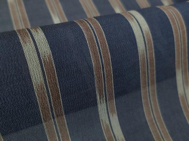 平和屋着物*極上 夏物 本場琉球絣 夏琉球 留紺色地 逸品 DZAB8662kh6