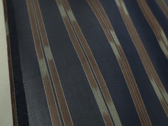 平和屋着物*極上 夏物 本場琉球絣 夏琉球 留紺色地 逸品 DZAB8662kh6
