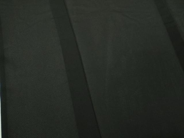 平和屋本店*極上 夏物 男性 銀座もとじ 色無地 紗 黒地 キングサイズ 逸品 DZAB8669kh6
