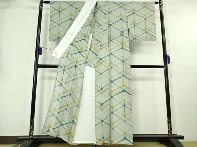 平和屋着物*極上 夏物 京都西陣・想屋謹製 本場縞大島紬 夏大島 板〆絞り やまと誂製 証紙付き 逸品 DZAB8682kh6