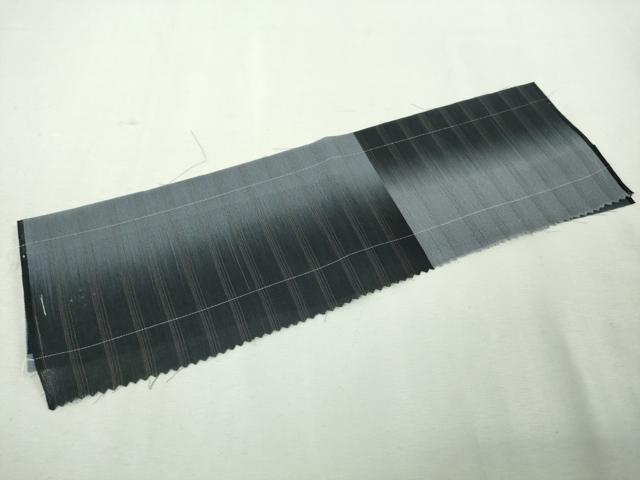 平和屋着物*極上 夏物 伝統工芸士 七代目 吉澤与市 明石ちぢみ 市松文様 証紙付き 逸品 未使用 DZAB8684kh6