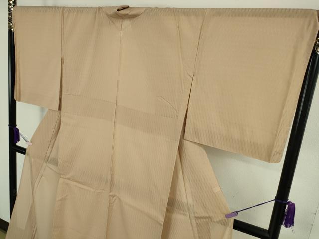 平和屋本店*極上 夏物 大島紬 夏大島 長襦袢セット 羽風 香色地 反端付き 逸品 未使用 DZAB8704kh6