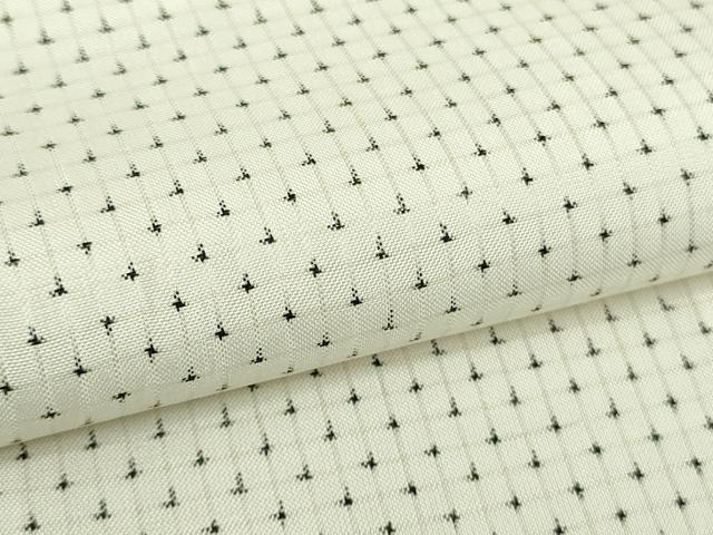 平和屋本店●極上 銀座もとじ 本場大島紬 白大島 逸品 DZAB8714kh6
