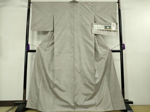 平和屋本店●極上 東郷織物謹製 本場大島紬 160亀甲 草木染 染:五倍子 象形文字 証紙付き 逸品 DZAB8743kh6