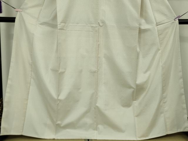 平和屋本店●極上 本場大島紬 白大島 一元絣 逸品 DZAB8744kh6