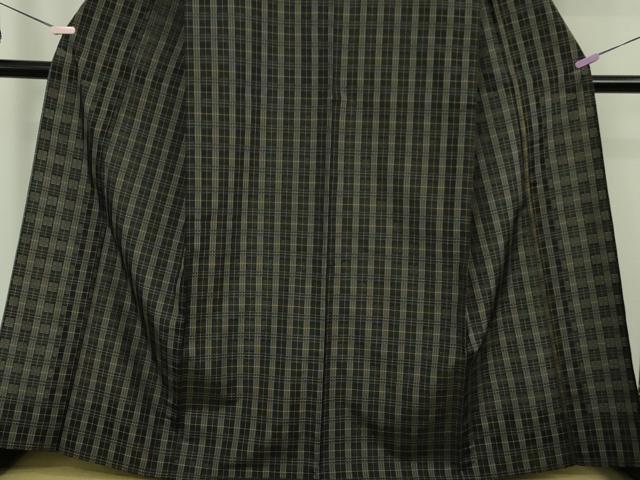 平和屋本店*希少 沖縄県最高級織物 夏物 首里花倉織 首里織 花織・絽織・紗織 黒地 逸品 未使用 DZAB8767kh6