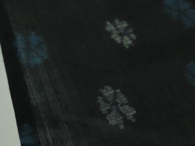 平和屋本店*極上 夏物 重要無形文化財 本場宮古上布 舞花文 苧麻 逸品 DZAB8771kh6