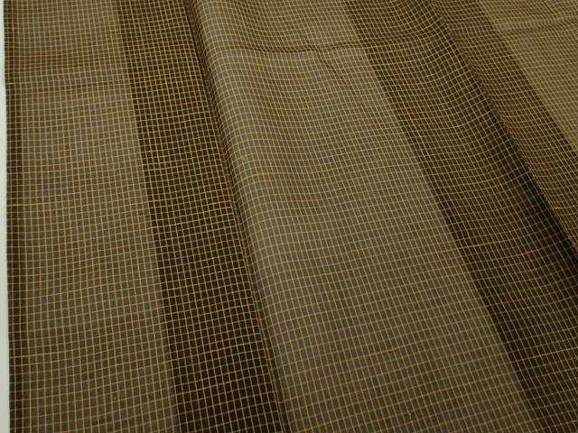平和屋本店*極上 夏物 白たか上布 格子 反端付き 逸品 DZAB8774kh6