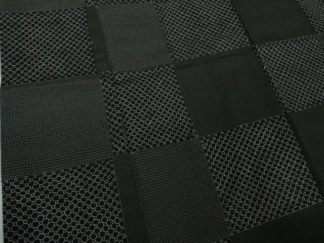 平和屋本店●極上 中国三大刺繍 スワトウ刺繍 汕頭刺繍 本塩沢 110亀甲 市松文様 逸品 DZAB8785kh6