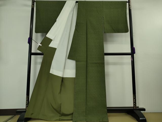 平和屋着物●極上 本場結城紬 重要無形文化財 絣柄 逸品 未使用 DZAB8792kh6