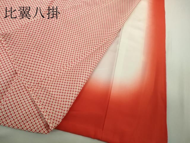 平和屋本店∵極上 創業460年・千總 女の子 十三参り 子供 祝着 駒刺繍 乱菊 桐花文 金彩 逸品 DZAB8794kh6