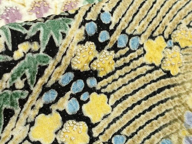 平和屋本店●極上 中国三大刺繍 相良刺繍 訪問着 銀通し地 逸品 DZAB8830kh6
