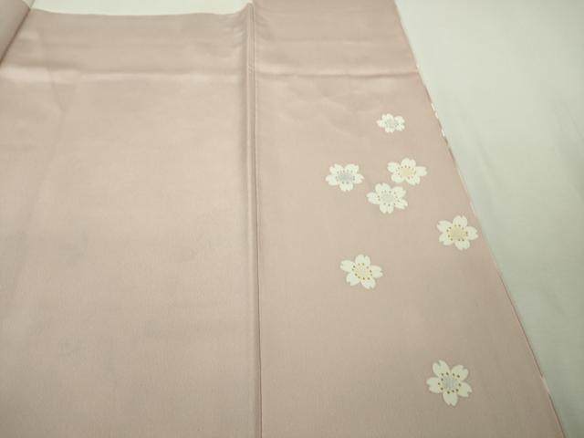 平和屋本店●極上 訪問着 駒刺繍 舞桜 薄い虹色地 暈し染め 金彩 逸品 DZAB8844kh6