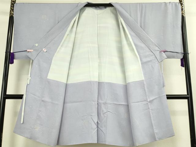 平和屋着物∞極上 金彩友禅 卓越技能者・名工・和田光正監修 由光 京金彩 道中着 ロング丈 雪輪花文 金彩 反端付 逸品 DZAB8898kh6