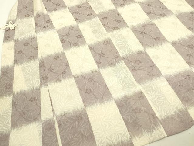 平和屋着物∞極上 道中着 スリーシーズン 春夏秋 塵除け ロング丈 紗 市松草花 逸品 DZAB8910kh6