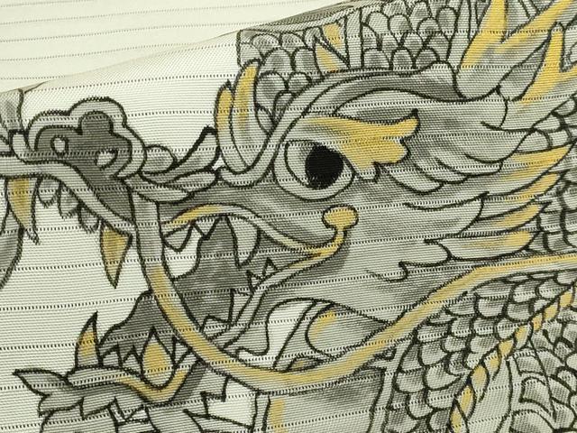 平和屋着物*極上 夏物 太鼓柄袋帯 作家物 雲龍 金彩 逸品 DZAB8947kh6