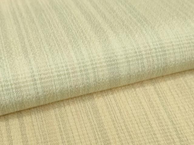 平和屋本店●極上 本塩沢 やまだ織 草木染 やまもも 水沢みどり作 証紙付き ロング丈 逸品 DZAB8966kh6