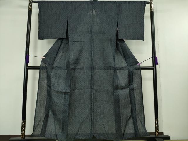平和屋本店*極上 夏物 重要無形文化財 本場宮古上布 立涌吉祥文 苧麻 逸品 DZAB8969kh6