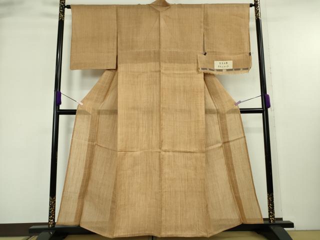 平和屋本店*極上 夏物 重要無形文化財 本場宮古上布 豊見山カツ子作 苧麻 高島屋扱い 反端付き 逸品 DZAB8976kh6