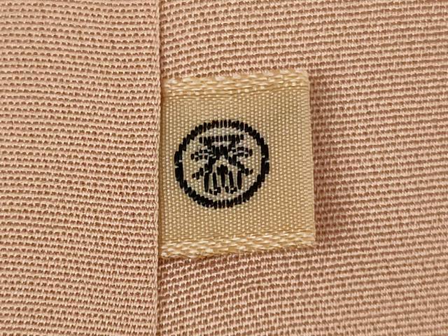 平和屋本店●極上 創業460年・千總 色留袖 駒刺繍 鶴亀 松竹梅 赤香色地 金彩 阪急百貨店扱い 逸品 DZAB9004kh6