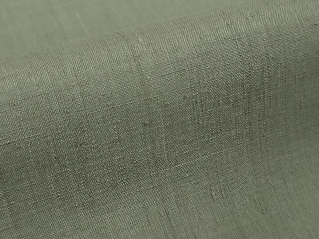 平和屋本店●極上 本場結城紬 重要無形文化財 色無地 桔梗鼠色 逸品 DZAB9025kh6