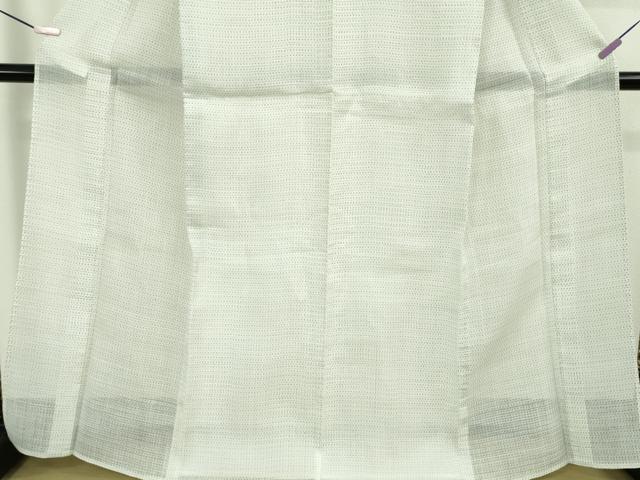 平和屋本店*極上 夏物 石川県指定無形文化財 能登上布 本麻手織上布 白地 逸品 未使用 DZAB9038kh6