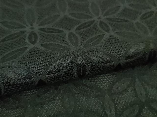 平和屋着物*極上 夏物 色無地 紗 花繋ぎ地紋 蝋色 逸品 DZAB9044kh6