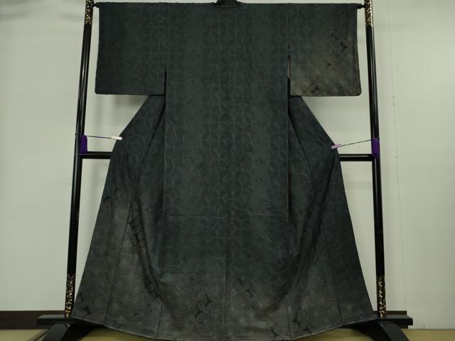 平和屋本店●極上 中国三大刺繍 スワトウ刺繍 汕頭刺繍 総刺繍 本場大島紬 訪問着 七宝花文 暈し染め 健勝苑扱い 逸品 未使用 DZAB9046kh6