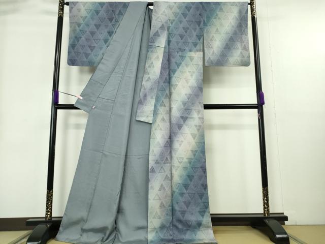 平和屋本店●極上 中国三大刺繍 スワトウ刺繍 汕頭・相良刺繍 総刺繍 訪問着 鱗文 暈し染め 金糸 さが美扱い ロング丈 逸品 DZAB9051kh6
