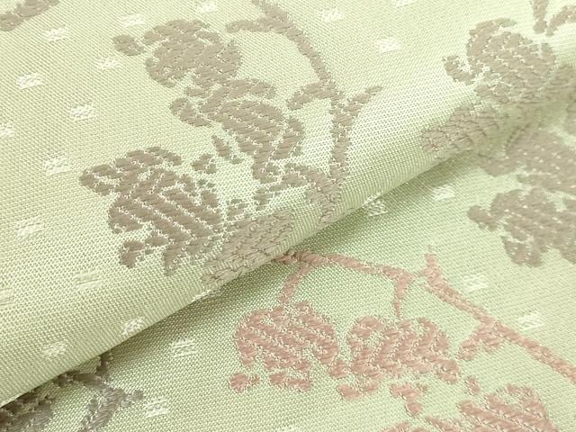 平和屋本店●極上 創業200年・7代目永治屋清左衛門 六通柄袋帯 唐織 鈴蘭華文 逸品 DZAB9152kh6