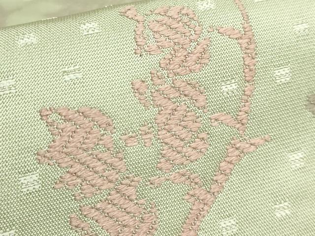 平和屋本店●極上 創業200年・7代目永治屋清左衛門 六通柄袋帯 唐織 鈴蘭華文 逸品 DZAB9152kh6