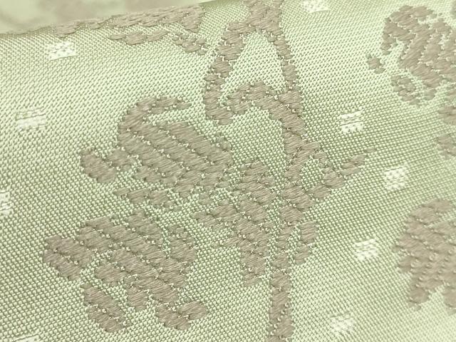 平和屋本店●極上 創業200年・7代目永治屋清左衛門 六通柄袋帯 唐織 鈴蘭華文 逸品 DZAB9152kh6