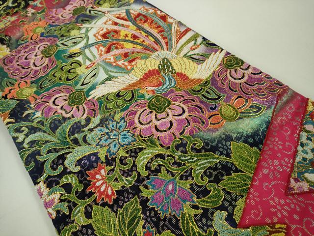 平和屋本店●最高級 中国三大刺繍 相良刺繍 総刺繍 色打掛 和装 婚礼 結婚式 花嫁 神社挙式 鳳凰花文 金糸 逸品 DZAB9201kh6