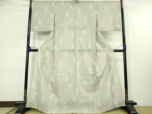 平和屋本店*極上 夏物 本場大島紬 夏大島 150亀甲 吉祥文 逸品 DZAB9213kh6