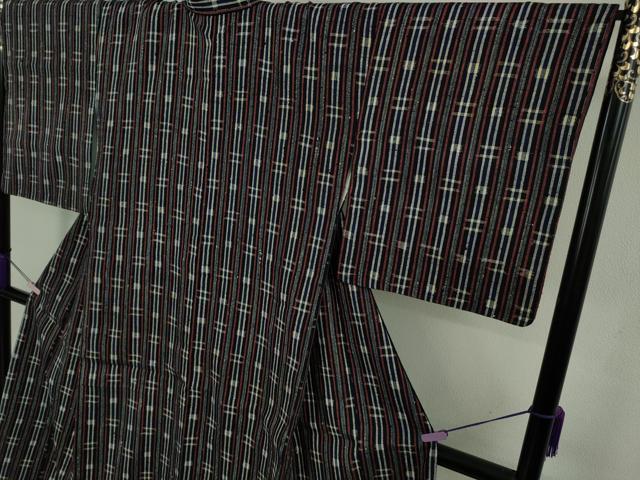 平和屋本店●極上 浦野理一 経節紬 間道 逸品 未使用 DZAB9293kh6