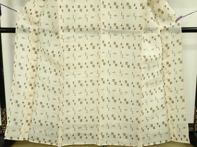 平和屋本店*極上 夏物 沖縄県無形文化財指定 本場八重山上 麻 逸品 未使用 DZAB9403kh6