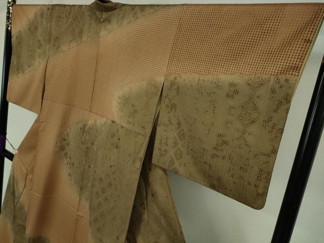 平和屋着物●極上 中国三大刺繍 スワトウ刺繍 汕頭・相良刺繍 総刺繍 本場大島紬 訪問着 暈し染め 夢織工房謹製 証紙付き 逸品 DZAB9435kh6