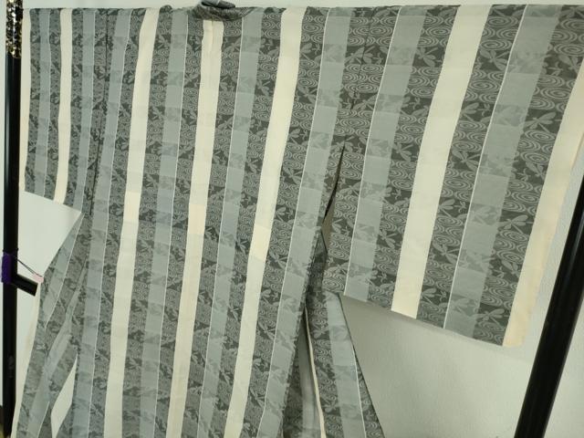 平和屋着物*極上 夏物 池田重子コレクション 夏お召 蜻蛉 トンボ 逸品 未使用 DZAB9508kh6