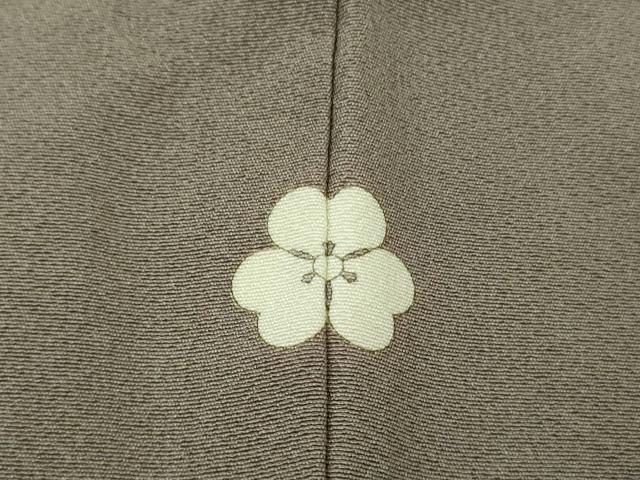 平和屋着物●極上 本加賀友禅作家 横山秀一 訪問着 駒廻し 江戸鼠色地 証紙付き 逸品 DZAB9511kh6