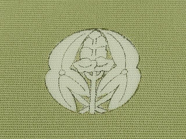 平和屋本店●極上 創業460年・千總 色留袖 駒刺繍 道長冊子花文 若葉色地 金彩 大丸扱い 逸品 DZAB9516kh6