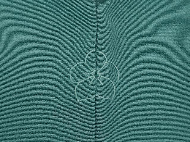 平和屋着物●極上 金彩友禅 卓越技能者・名工・和田光正 訪問着 若松葉 青碧色地 暈し染め 金彩 逸品 DZAB9535kh6