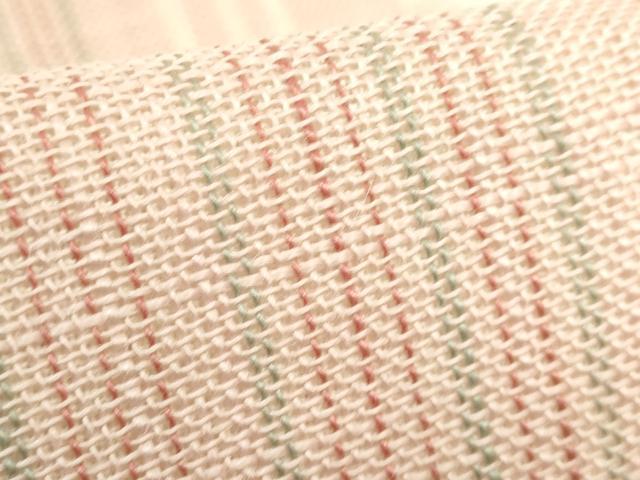平和屋着物*極上 夏物 半幅帯 間道 夢工房 市田織物 麻 逸品 DZAB9577kh6