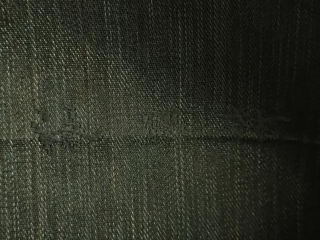 平和屋着物●極上 洛風林 工芸帯地 六通柄袋帯 立涌花唐草 黒地 金銀糸 逸品 DZAB9647kh6